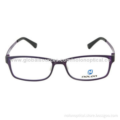 Eyewear Ultem 100% Optical Eyeglasses, Full Rim Metal Frame, Clear Lens